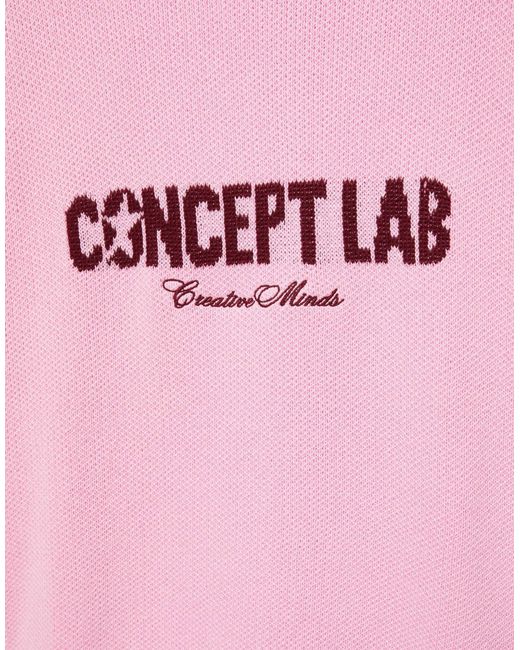 Stwd pull graphique poudré Pull&Bear pour homme en coloris Pink