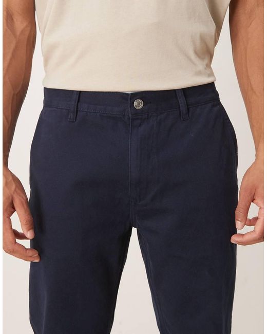 ASOS Blue Straight Fit Chino for men