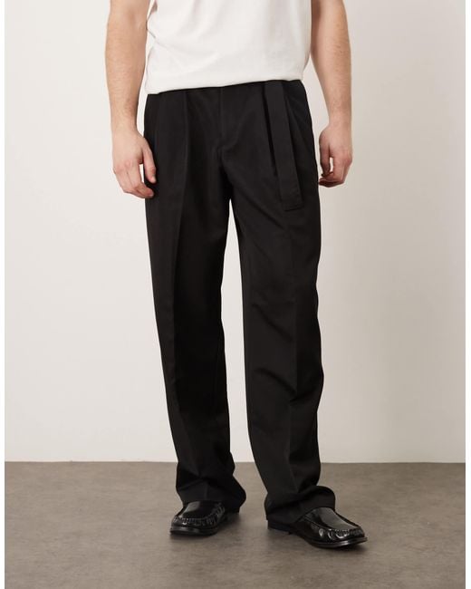 ASOS – elegante hose in Black für Herren