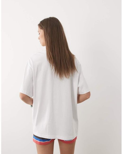 ASOS White Oversized T-Shirt With Thailand Graphic