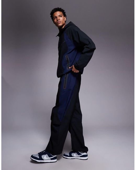 Nike Blue Tech Woven Joggers for men