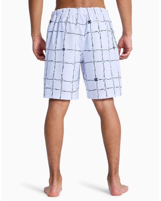 DC Shoes Blue Wired Volley 19" Swim Shorts for men