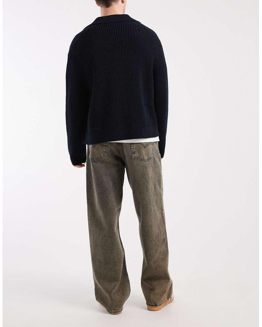 Levi's Black 578 baggy Jeans for men