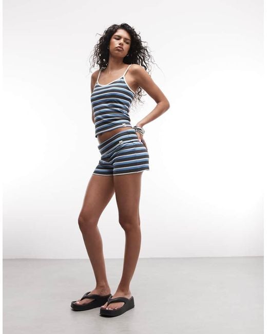 Collusion Blue Mini Booty Short