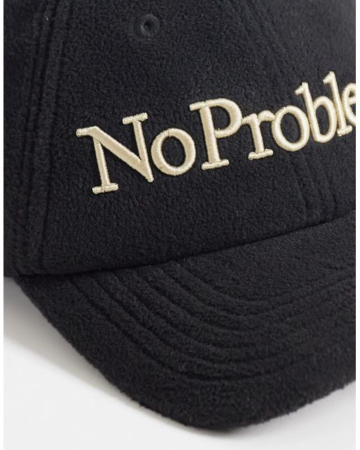 No Problemo Black – fleece-kappe