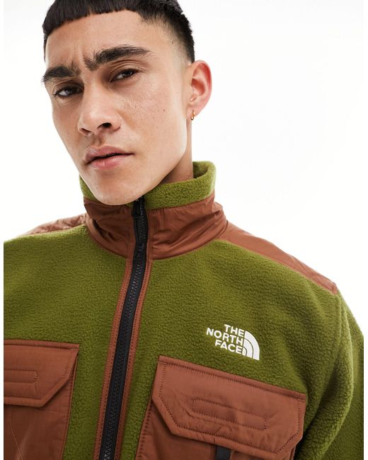 The North Face Green Royal Arch Heavyweight Quilted Fleece for men