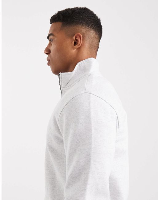Pull zippé - clair Only & Sons pour homme en coloris White