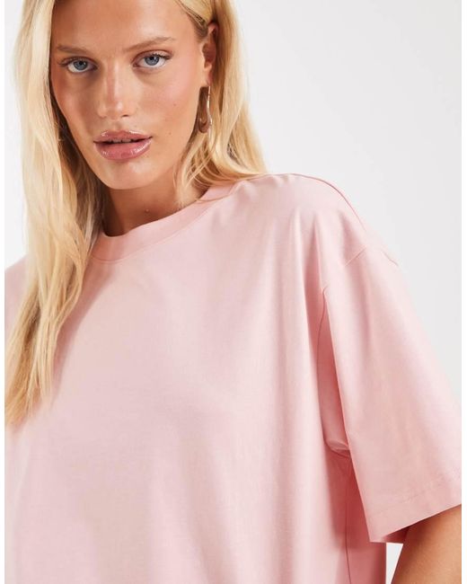 & Other Stories Pink Boxy T-Shirt