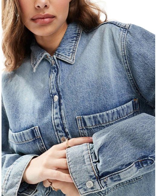 Camicia Oversize di ONLY in Blue