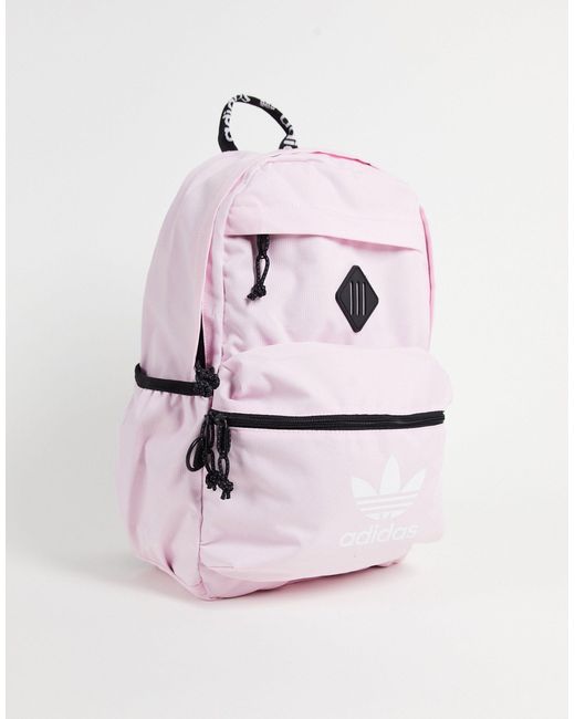 adidas pink floral backpack