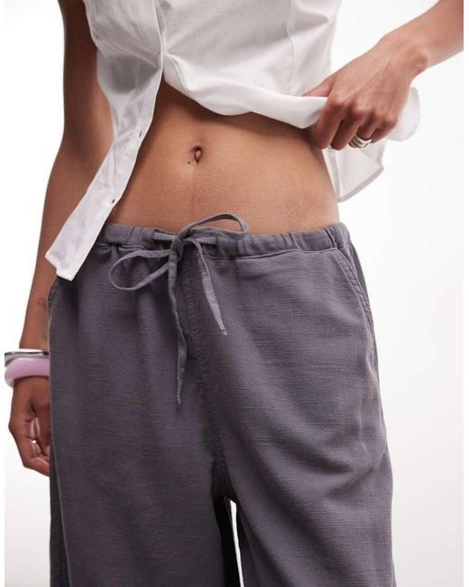 Collusion Gray Longline Jorts