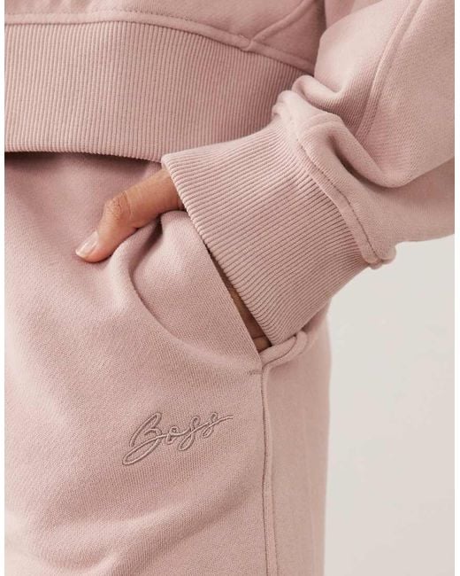 Boss Pink Wide Leg Trackies