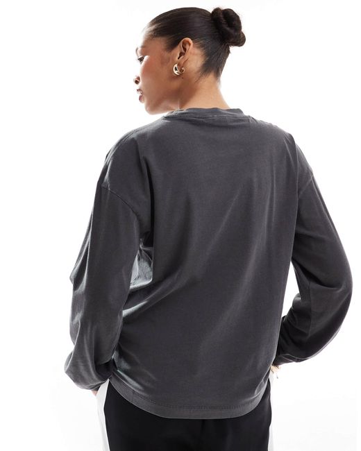 Carhartt Gray – nelson – langärmliges t-shirt