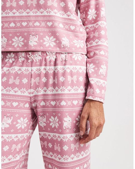 Hollister Pink Low Rise Wide Leg Pyjama Bottoms