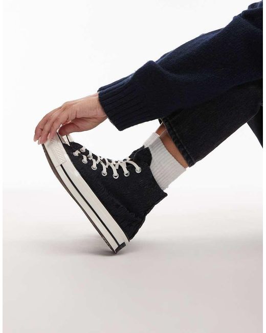 Converse Blue Chuck 70 Hi Trainers