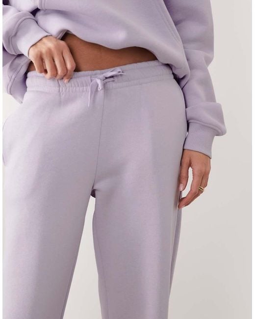 Gina Tricot Purple Co-ord Loose Fit Straight Leg joggers