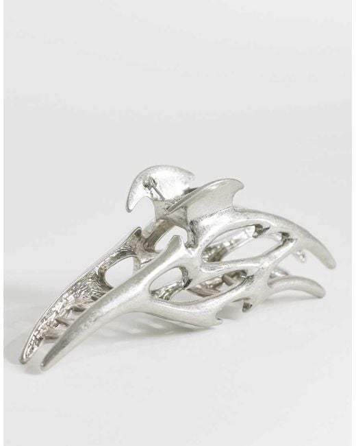 Weekday White Wave Hair Claw Clip