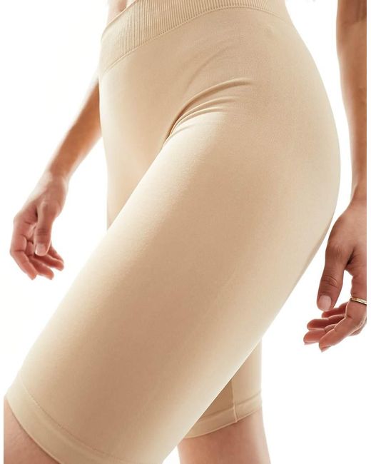Vero Moda Natural Seamless Longline Shapewear Shorts