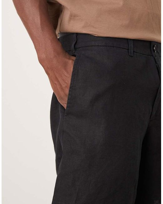 ARKET Gray Pure Linen Shorts for men