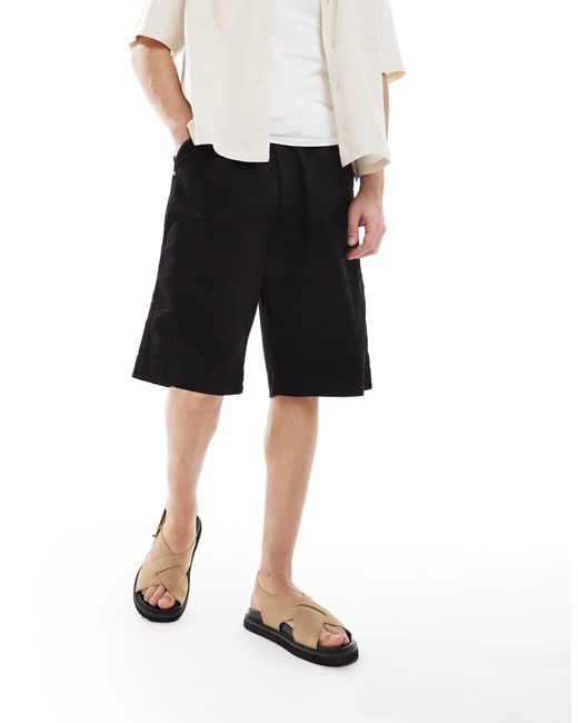 ASOS Black Cross Over Sandals for men