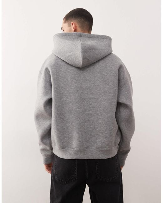 Weekday Gray Simon Hoodie for men