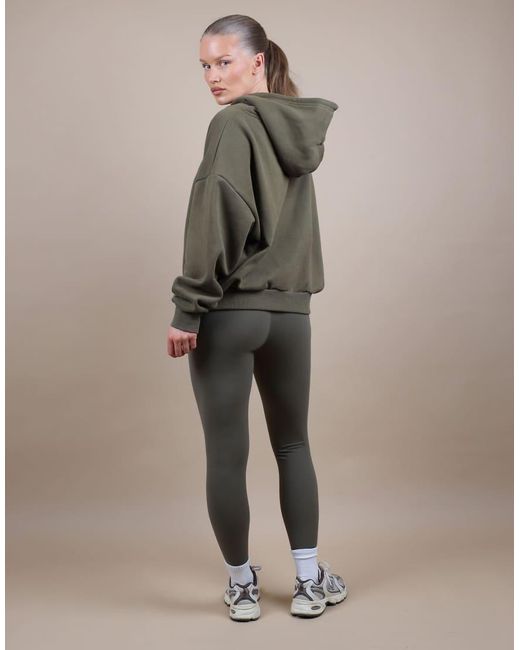 SIMMI Green Oversized Drop Shoulder Hoodie