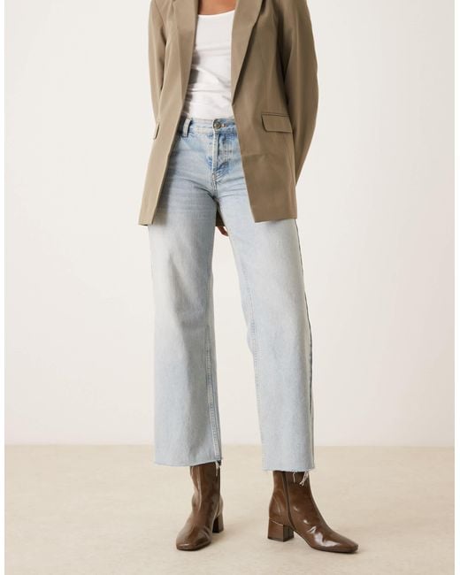 ASOS Natural Relay Smart Heeled Ankle Boots