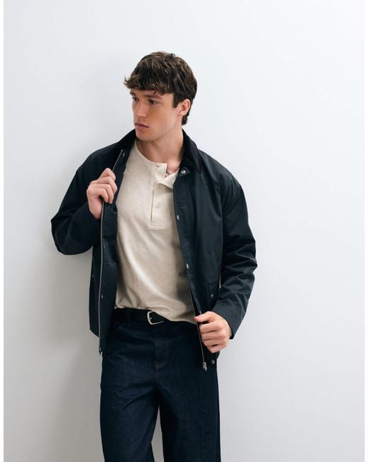 Veste barn oversize e ASOS pour homme en coloris Blue