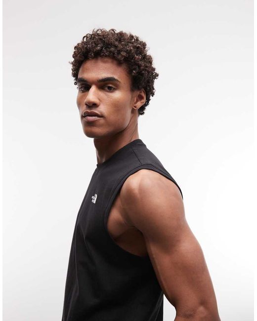 The North Face Black Evolution Simple Dome Tank for men