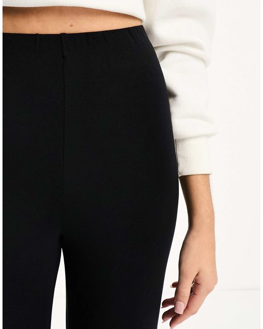 ASOS White Asos Design Tall Basic Wide Leg Jersey Pant