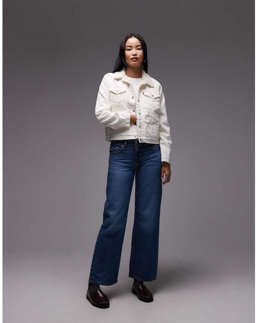 Levi's Gray Original Sherpa Trucker Jacket