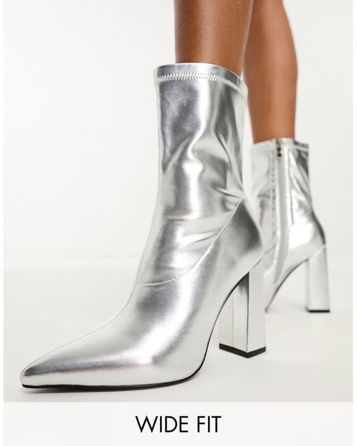 SIMMI Gray Simmi London Wide Fit Gary High Ankle Boots