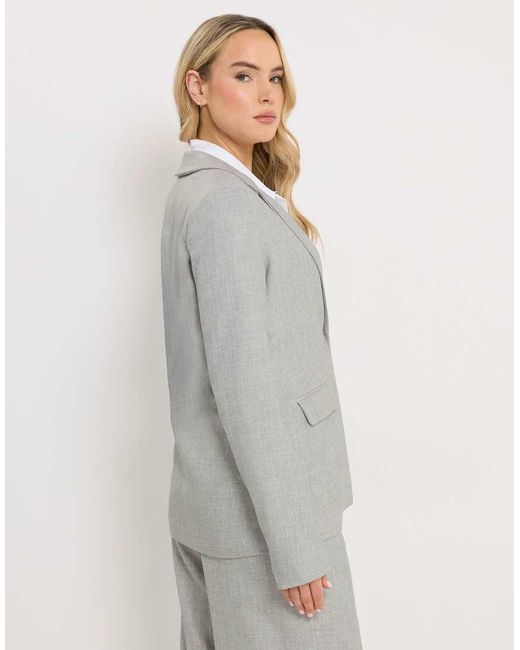Long Tall Sally Gray Tailored Blazer