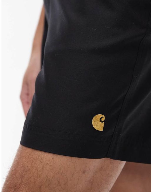 Carhartt White Chase Swim Trunks for men