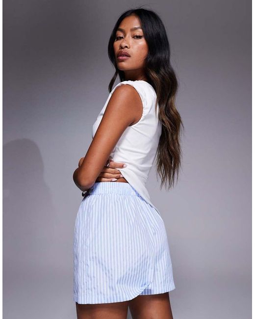 Missy Empire Purple Elasticated Waist Shorts