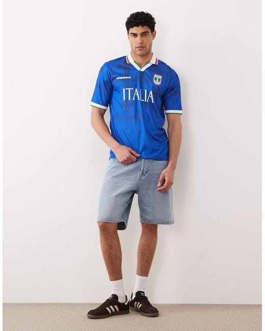 Umbro Blue Italy Jersey for men