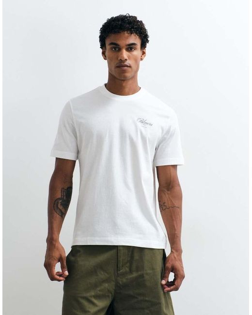 Mango Gray Graphic T-shirt for men