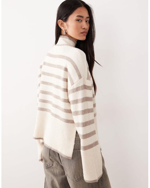 Vila Red – gestreifter pullover