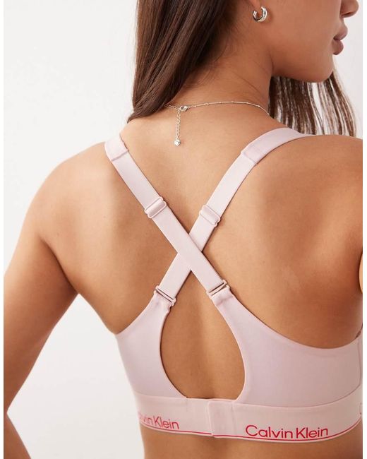 Calvin Klein White Icon Cotton Modal Lift Bralette
