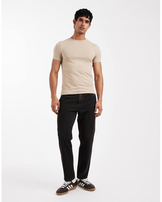 ASOS Essentials in het Natural voor heren