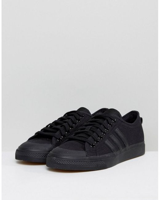 adidas Originals Adidas Originals Nizza Lo Trainers In Black Bz0495 for Men  | Lyst