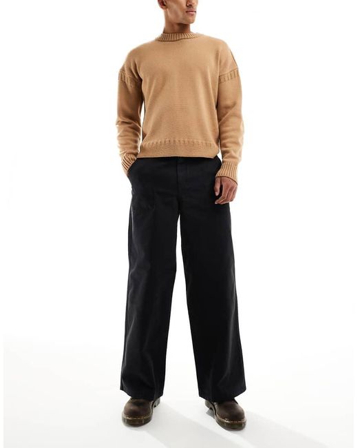 ASOS Black Super baggy Pants for men