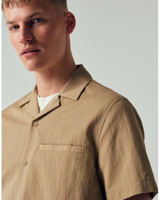 ASOS Natural Co-ord Shirt for men