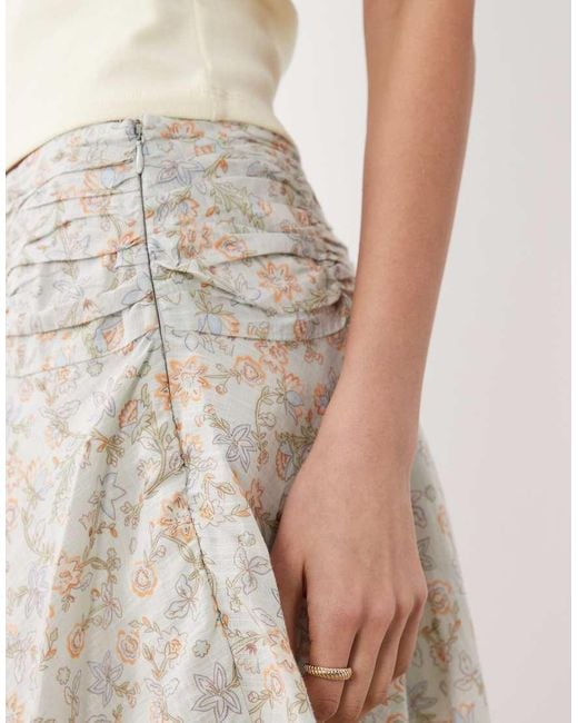Cotton On Multicolor Boho Hanky Hem Mini Skirt