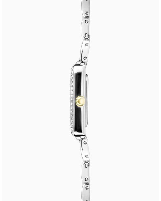 Sekonda Metallic Colette 22Mm Rectangular Two Tone Analogue Watch