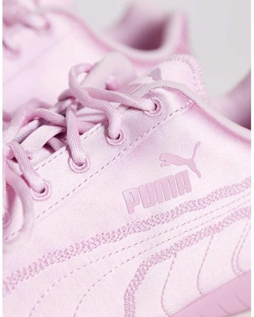 PUMA Pink Speedcat Satin Trainers