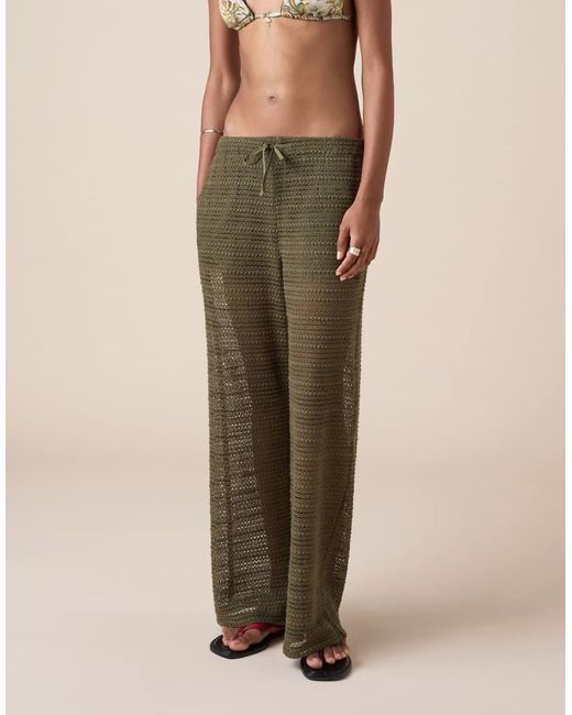 Calzedonia Natural Mesh Beach Pants