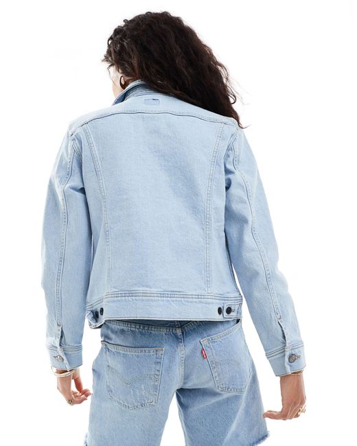 Veste en jean à surpiqûres - clair Lee Jeans en coloris Blue
