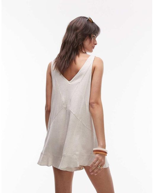 Tuta Corta Neutra di TOPSHOP in White