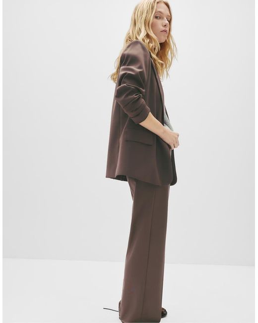 Blazer Basic di Pull&Bear in Gray